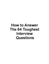 example interview questions think on your feet