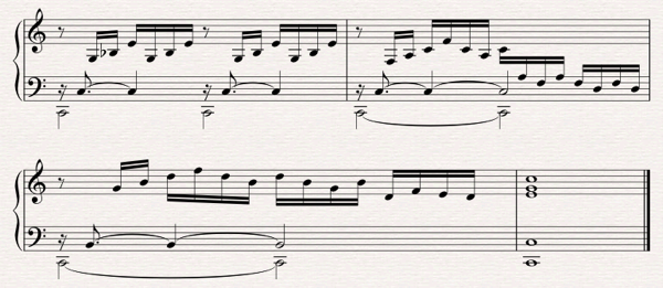example of using pitch or tone