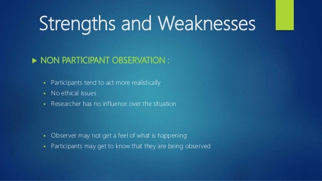 strengths of a study example psychology