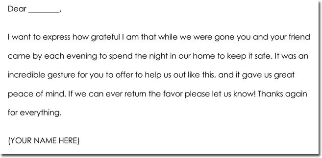 example of thank you notes after hospital stay