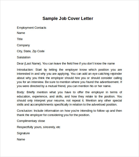 apa cover letter format example