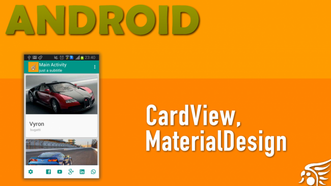 cardview android material design example
