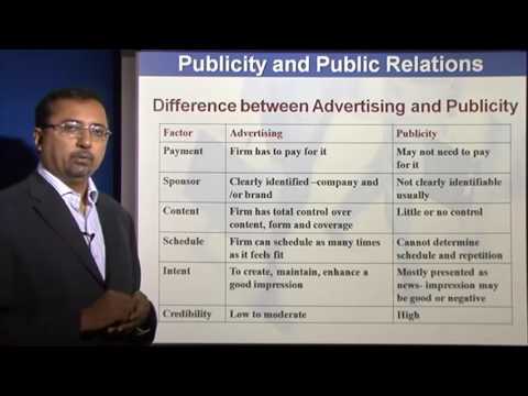 difference between advertising and public relations with example