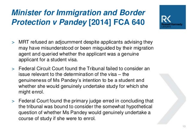 example federal circuit court migration affidavit