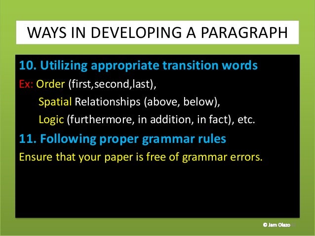 Example Of Paragraph Using Comparison And Contrast