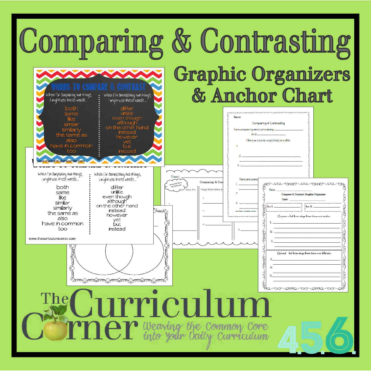 which is an example of comparing and contrasting