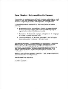 example letter asking for a raise