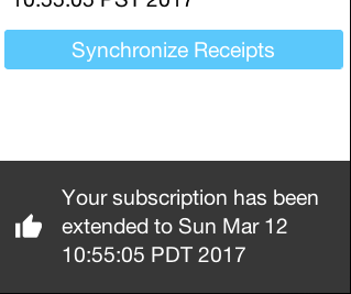 non-renewing subscription in-app purchase example