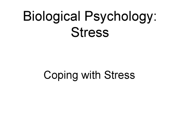 which of these is an example of problem focused coping