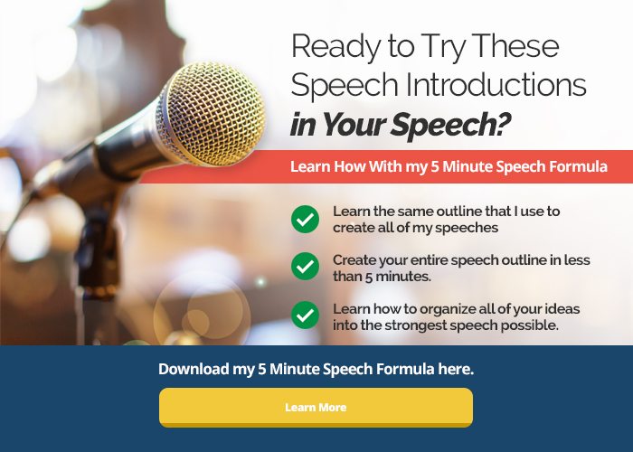how to introduce someone in a speech example