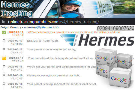 ups international tracking number example