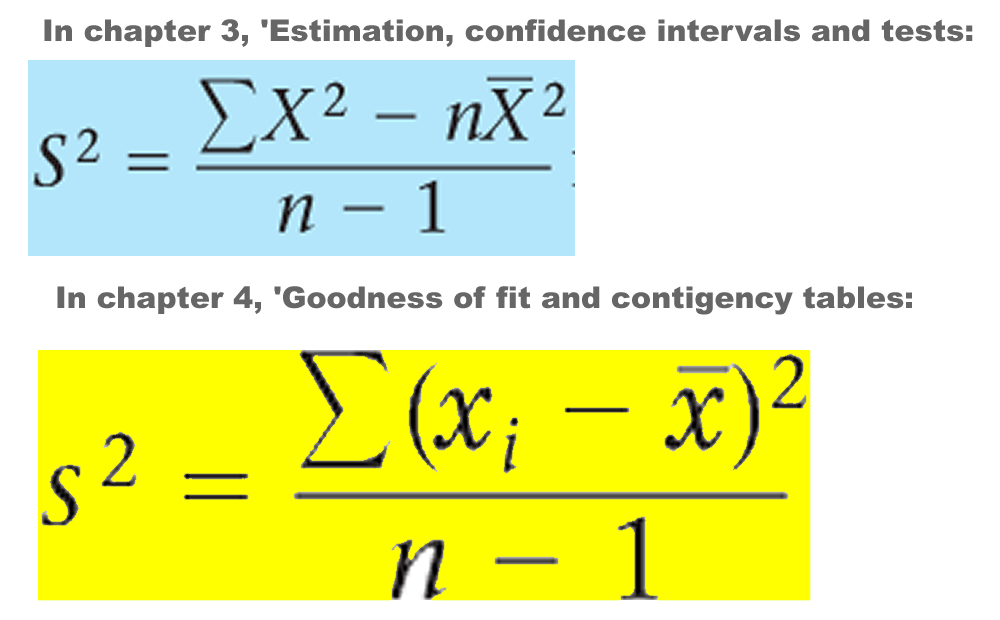 variance of an estimator example