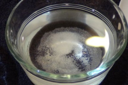 salt dissolved in water is an example of a