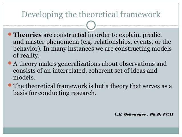 research proposal theoretical framework example
