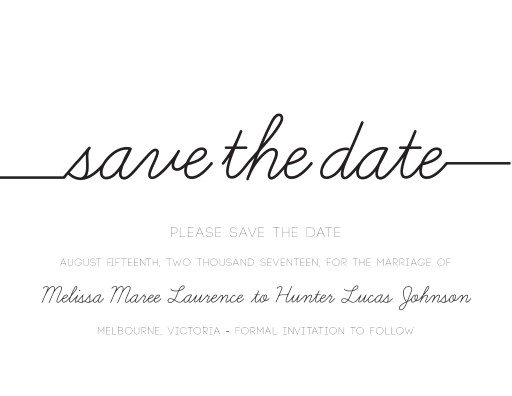 example of save the date email