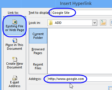 hyperlink function in excel with example