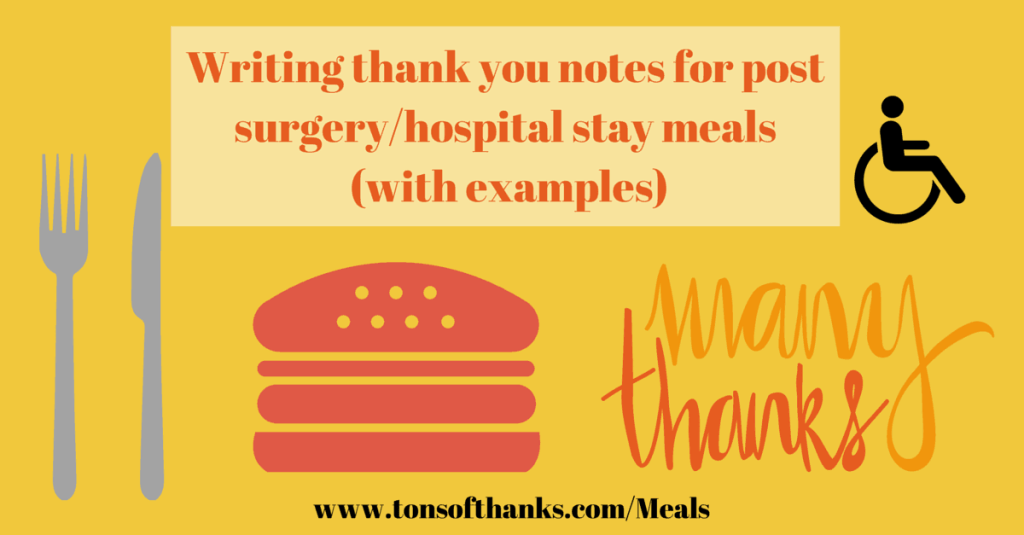 example of thank you notes after hospital stay