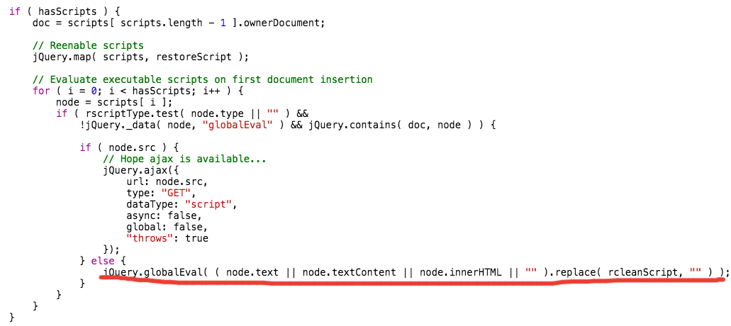 jquery cross site scripting example