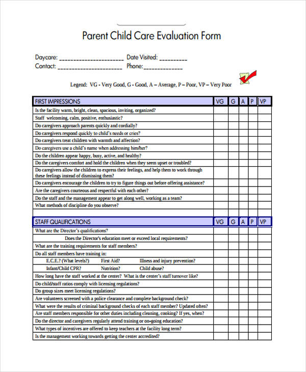 time sample observation example child care