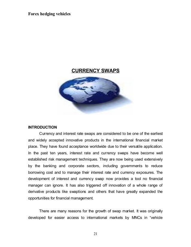 what is hedging in forex with example