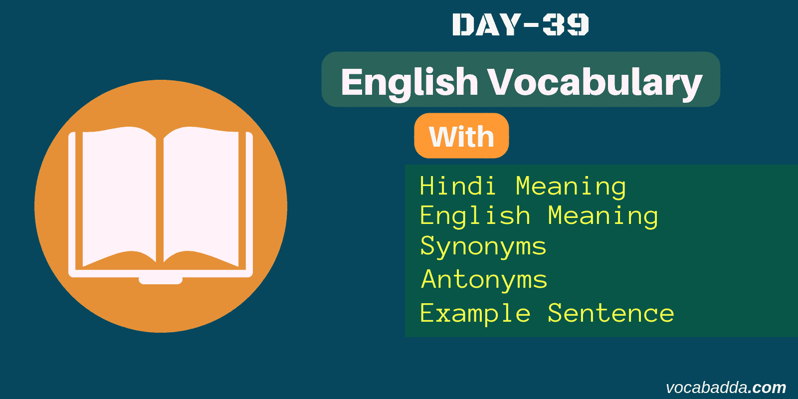 word of the day and example sentence