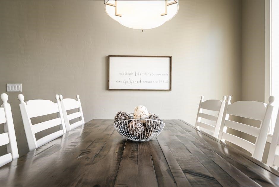 round dining table size guide